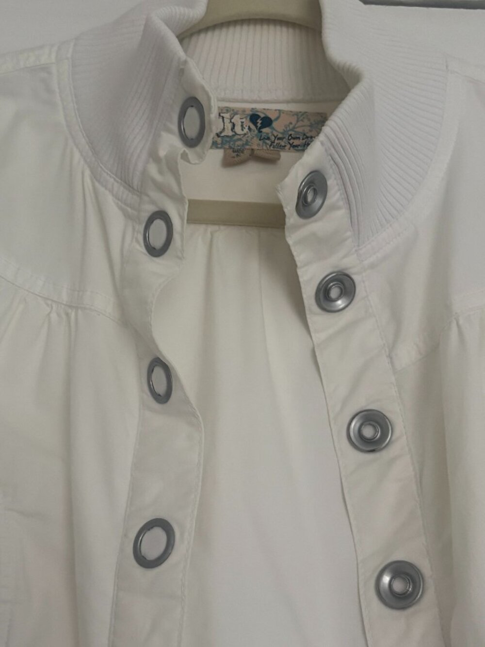 JOLT cropped jacket WHITE - Size M - Picture 2 of 6